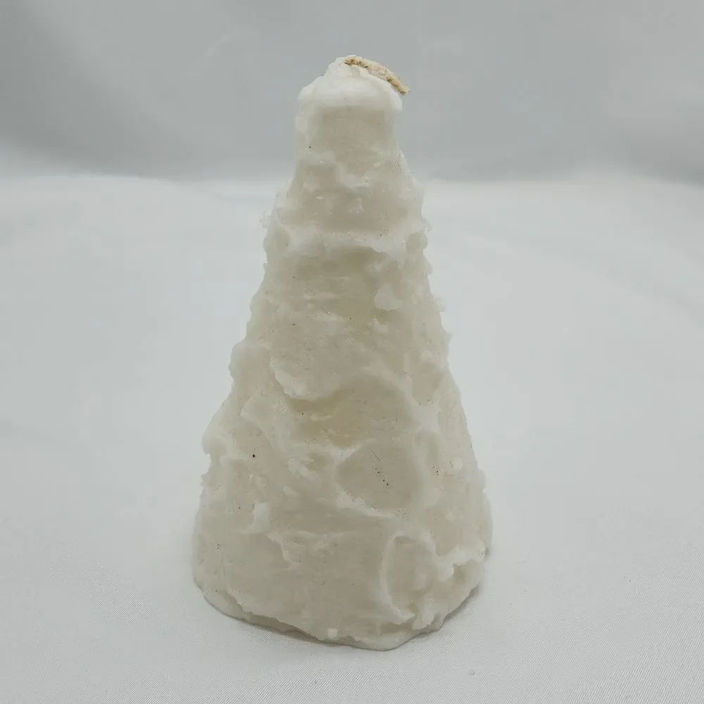 ⛱️NIB RETIRED PartyLite Peppermint Delight Pillar Candle Holder & Candle